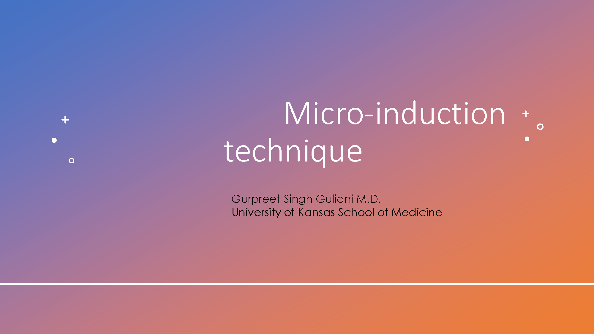 microinduction tech with video Slide 1